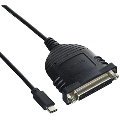 Immagine di Startech.com Cavo Adatattore per Stampante USB C a Parallela Db 25, Alimentato Via Bus