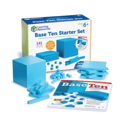 Immagine di Learning Resources Set di partenza con sistema decimale scanalature