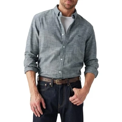 Immagine di Levi&#039;s Authentic Button DOWN Camicia, Uomo, Taglia: XS, Marlon dark blue chambray