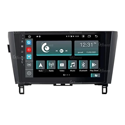 Immagine di Jf Sound car audio system Autoradio Custom Fit compatibile con Nissan Android GPS Bluetooth WiFi Dab USB Full HD Touchscreen Display 10&quot; processore 8core e comandi vocali