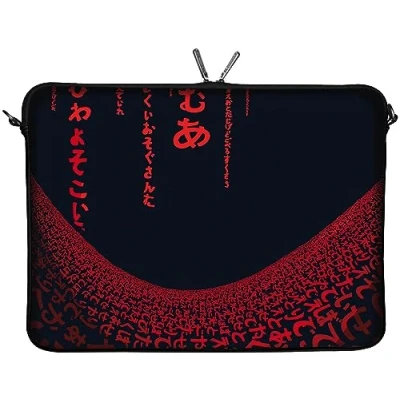 Immagine di Digittrade LS109 13 Red Matrix MacBook Sleeve Laptop neopren Case Custodia Portatile Borsa Involucro Protettivo 33,8cm (13,3 Pollici) Nero