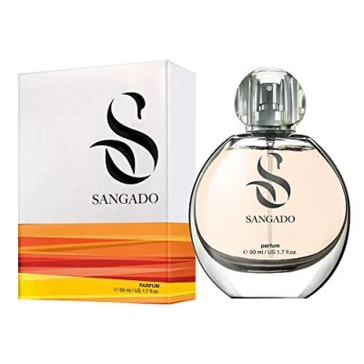 Immagine di SANGADO Viola Profumo Per Donne, Lunga Durata 8 10 Ore, Fragranza Lussuosa, Floreale, Preziose Essenze Francesi, Extra concentrato (parfum), Un Grande Regalo, 50 ml
