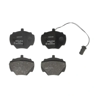 Immagine di DELPHI LP475 Kit pastiglie freno con contatto segnalazione usura lamierino anticigolío senza accessori LAND ROVER: Range Rover 2, Defender SUV