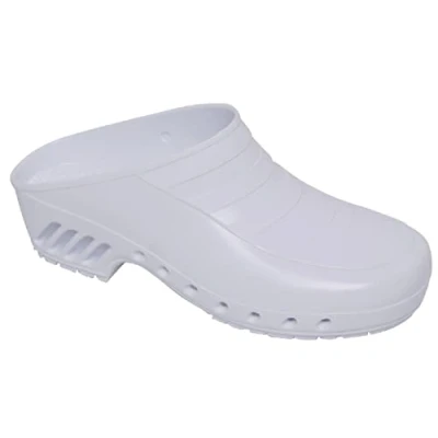 Immagine di Gima Zoccoli Professionali, Anatomici, Unisex, Antiscivolo, Antistatici, Tomaia Non Forata, Suola Colore Bianco, Misura 41 EU, 1 Paio