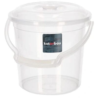 Immagine di KOTARBAU® Secchio trasparente con coperchio, sigillabile, 5 l
