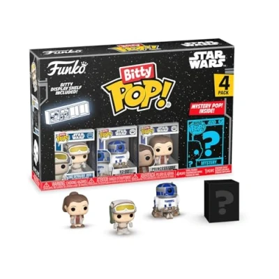 Immagine di Funko Bitty Pop! SW Luke 4pkE una Mini Figura Misteriosa a Sorpresa 0.9 Inch (2.2 Cm) Star Wars da Collezione Ripiano Espositivo Impilabile Incluso Idea Regalo Borse Party Stocking