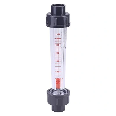 Immagine di TOPINCN misuratore di Portata Tipo Tubo, Flussometro per Acqua Tubo in plastica Trasparente, 100 1000 l/h, del Flusso d&#039;Acqua LZS 15