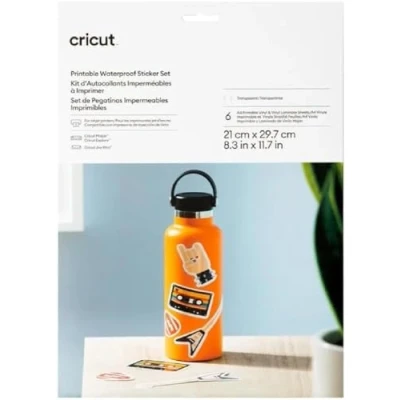 Immagine di Cricut Sticker Set Waterproof A4 Kit di pellicole Larghezza taglio 29.7 cm Trasparente