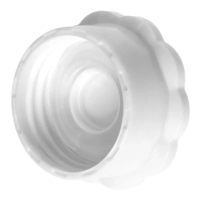 Immagine di GRÄWE coperchi per bottiglie di vetro Sodastream Penguin e Crystal, set 4 bottiglie, coperchio ermetico, colore bianco
