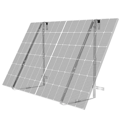 Immagine di LEICKE Supporto per centrali elettriche da balcone, tutti i pannelli solari,in lega di alluminio resistente,per solari,per ringhiera e balcone (Supporto pannello lungo)