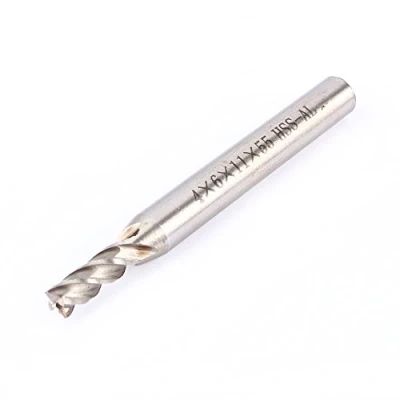 Immagine di 4 flute End Mill bit, 4/6/8/10/12 mm HSS CNC codolo cilindrico Punte cutter Tool, Set trapano fresa, per
