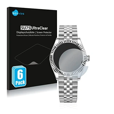 Immagine di savvies (6 Pezzi Pellicola Protettiva per Rolex Datejust 31 Protezione Schermo Trasparente