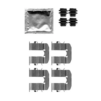 Immagine di HELLA 8DZ 355 204 801 Kit accessori, Pastiglia freno HYUNDAI: i20 I Hatchback