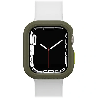 Immagine di Bumper LifeProof per Apple Watch Series 8/7 41mm, antishock e cadute,sottile protettivo schermo bordi dell&#039; Watch, progettato in modo sostenibile, Verde