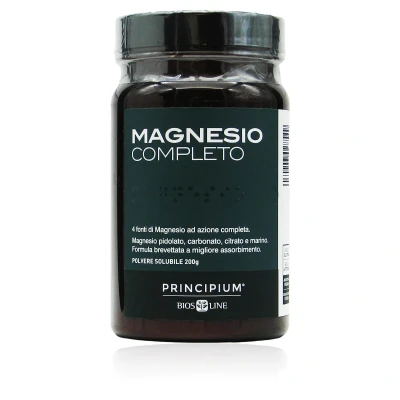 Immagine di BIOS LINE Principium Magnesio Completo 200 g - BL7432 - Polvere Solubile