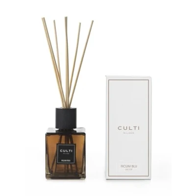 Immagine di Diffusore bastoncini Decor da 500 ml CULTI MILANO Fragranza FICUM BLU limone, fico, patchouli. Durata 3 mesi Metratura 20 mq