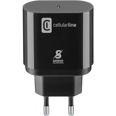 Immagine di Cellularline Caricabatterie da rete USB C Super Fast Charge PD 25W