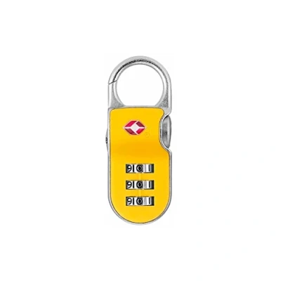 Immagine di Yale Lucchetto da viaggio a combinazione con tecnologia Travel Sentry TSA YTP2/26/216/1Y giallo, arco clip