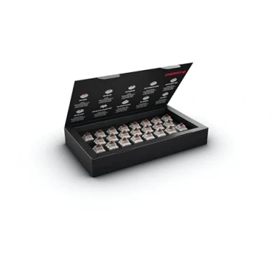 Immagine di CHERRY MX RGB BROWN Switch Kit, 23 interruttori meccanici Per tastiera, tastiere fai da te, hot swap o gioco, Interruttore tattile senza clic, Determinato e percettibile