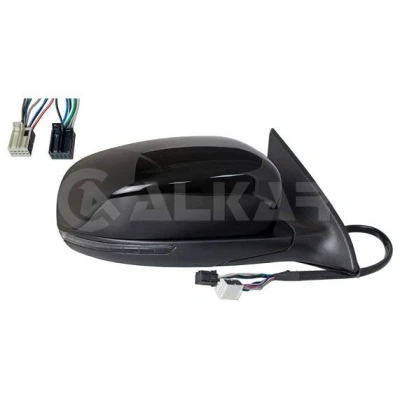 Immagine di Specchietto retrovisore esterno Alkar 9050809 Dx con la prima mano elettrico termico, memoria, convesso, illuminazione ambiente