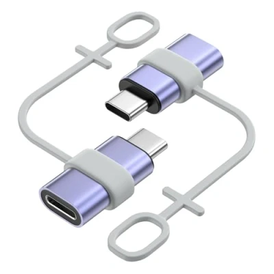 Immagine di MoKo Adattatore da Lightning a USB C per iPhone 15/16 Pro/16 PRO Max/16 Plus, 2PZ Supporto Ricarica/Trasferimento Dati, Non Auricolari/Audio/OTG, Blu