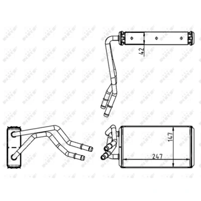 Immagine di NRF 54227 Radiatore Riscaldamento