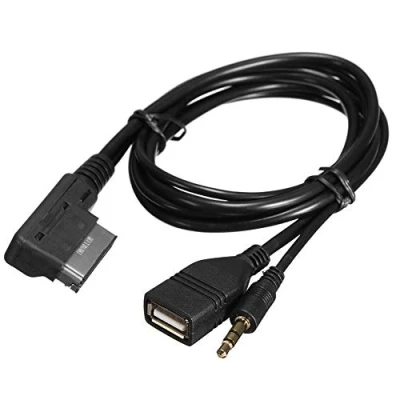 Immagine di Tbest Music MDI AMI Interfaccia MMI USB + Caricabatterie Cavo Aux di ingresso Adattatore sostituzione per A6L A8L Q7 A3 A4L A5 A1