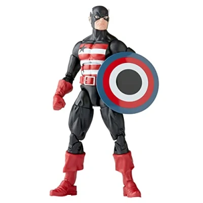 Immagine di Marvel Hasbro Legends Series, U.S. Agent, Action Figure collezionabile da 15 cm, Giocattolo Ispirato ai Fumetti Classici, con 1 Accessorio e 2 Parti Build A Figure, Multi