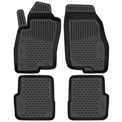Immagine di Walser Tappetini in Gomma per Auto XTR su Misura Compatibile con Fiat Punto (199) 01/2012 2017