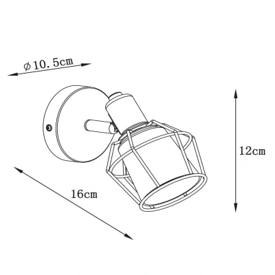 Immagine di Lucide Faretto da soffitto Nila, a 1 luce