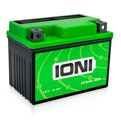 Immagine di IONI ITX4L BS / SLA4L 12V 5Ah batteria AGM compatibile con YB4L B YTX4L sigillato/manutenzione libera scooter adatta per il 99% di tutti gli