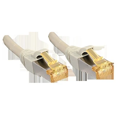 Immagine di LINDY 47262 RJ45 cavo di rete, patch CAT 6A/7 S/FTP 1.00 m Grigio con protezione 1 pz.