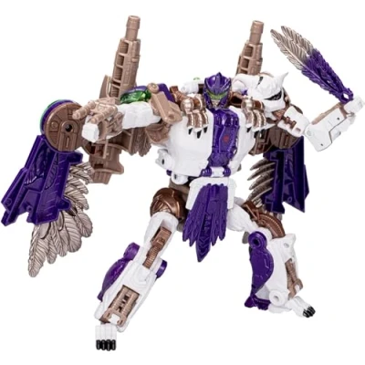 Immagine di Transformers Generations Legacy United Leader Class Statuetta di Beast Wars Universe Tigerhawk, 19 cm