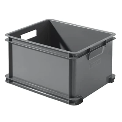 Immagine di Curver 156011 Scatola di immagazzinaggio Unibox Classic L impilabile (L x A P) 430 235 350 mm Argento 1 pz.