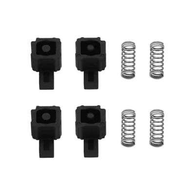 Immagine di ECSiNG Set di 2 fibbie in plastica Con chiusura a molla compatibile Nintendo Switch NS controller Joy Slider