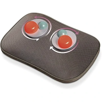 Immagine di Beurer MG 147 Cuscino Massaggiante Fissabile con Massaggio Shiatsu, Funzione di Riscaldamento e Interruttore Manuale