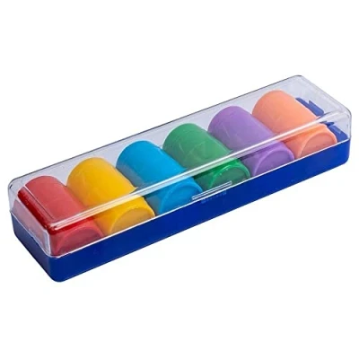Immagine di Falomir Acc Parchís Set completo di 6 cubetti plastica Gioco da tavolo (accessori), multicolore (27934)