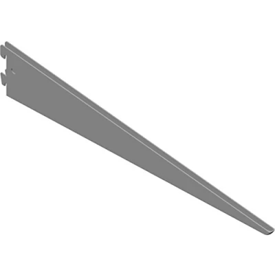 Immagine di Element System 18133 00042 Supporti da Parete per Mensole, a U, 2 File, 5 Misure, Bianco, Alluminio, 47 cm