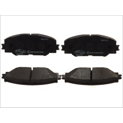 Immagine di DELPHI LP2003 Kit pastiglie freno Non predisposto per contatto segnalazione usura senza lamierino anticigolío accessori TOYOTA: RAV4 III SUV