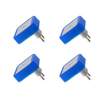 Immagine di Othmro 4 Pezzi Luce Notturna Presa per Bambini, LED con Sensore Crepuscolare, Blu Bambini Soggiorno, Bagno, Corridoio, Cucina, Scale