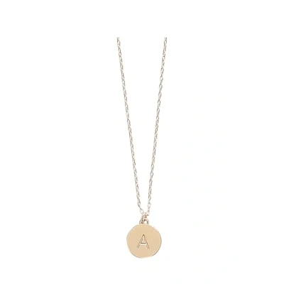 Immagine di Kate Spade New York, Collana con piccolo ciondolo a forma di A, oro