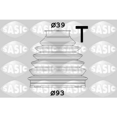 Immagine di SASIC 1900015 Soffietto lato ruota Thermoplast PEUGEOT: 307 Hatchback, SW, 407 CITROËN: C4 Coupe, Picasso 1