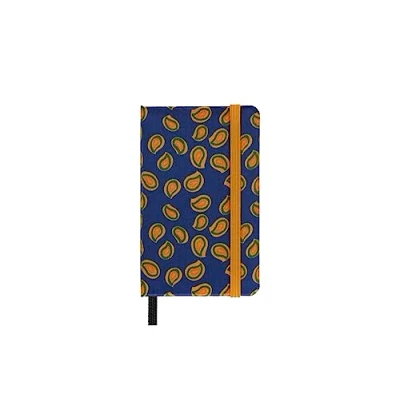 Immagine di Moleskine Taccuino Silk, Copertina Rigida con Seta Italiana di Mantero, Pagine Bianche e Chiusura Elastica, Confezione Regalo, Formato Extra Small 13,6X8,8 cm, Colore Blu