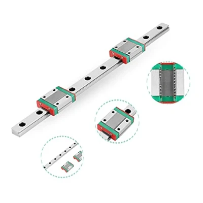 Immagine di 250 mm guida di lineare in acciaio con cuscinetti MGN12 miniatura scorrimento 12 larghezza + 2 pezzi MGN12B