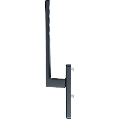 Immagine di HOPPE 11668994 Toulon Maniglia per porta scorrevole esterna PZ, lunghezza 253, in alluminio nero opaco