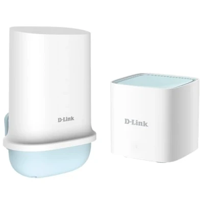 Immagine di D Link DWP 1010/KT Kit 5G esterno Router Wi Fi 6 AX1500 e unità esterna Alte prestazioni di copertura AX WiFi con connettività mobile, funzionalità Mesh, design moderno