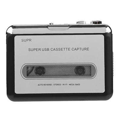 Immagine di Topiky Registratore a Cassetta Portatile su Nastro EC218 per PC Convertitore di CD MP3 Cattura Lettore Digitale con Auricolare
