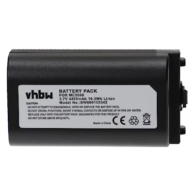 Immagine di vhbw batteria compatibile con Symbol MC3000R LM28S00KER, LM28S00LER, LM38S00K E lettore di codici a barre, POS (4400mAh, 3,7V, Li Ion)