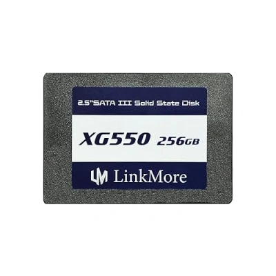 Immagine di LinkMore XG550 256 GB SSD interno SATA III da 2,5&quot; (6 Gb/s), disco SSD, velocità di lettura fino a 500 MB/s, compatibile con laptop e PC desktop 2,5