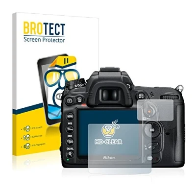 Immagine di brotect Pellicola Protettiva per Nikon D7000 Protezione Schermo (2 Pezzi) [Trasparente, Anti Impronte]